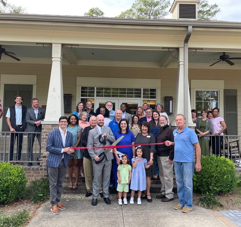 My business' ribbon cutting in October 2023