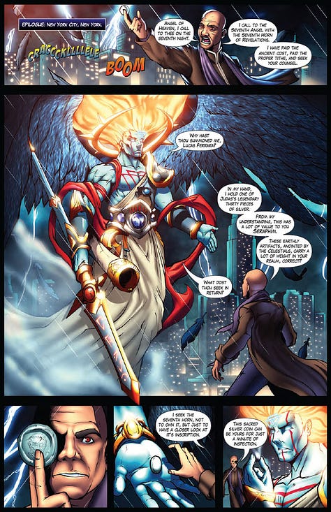 Pages from Rob Multari's Night Wolf