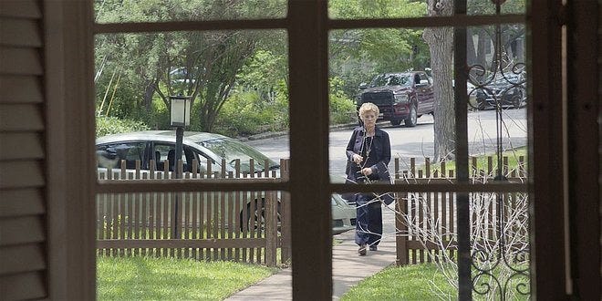 Walker Cordell bumbling around inside womans house almost getting caught. Walker Cordell bumbling around inside womans house almost getting caught.