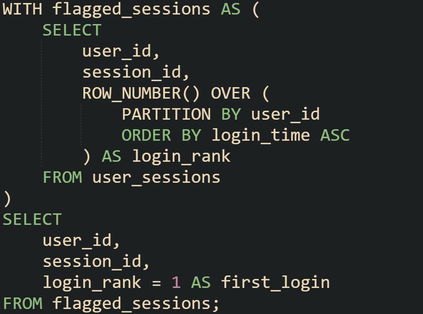 Adding Flags for First or Last Rows in SQL Results