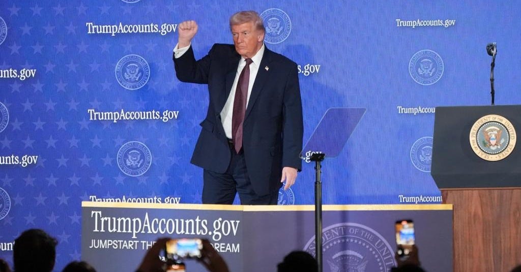 Trump Accounts are, for once, a REAL investment into the future of America Trump Accounts are, for once, a REAL investment into the future of America