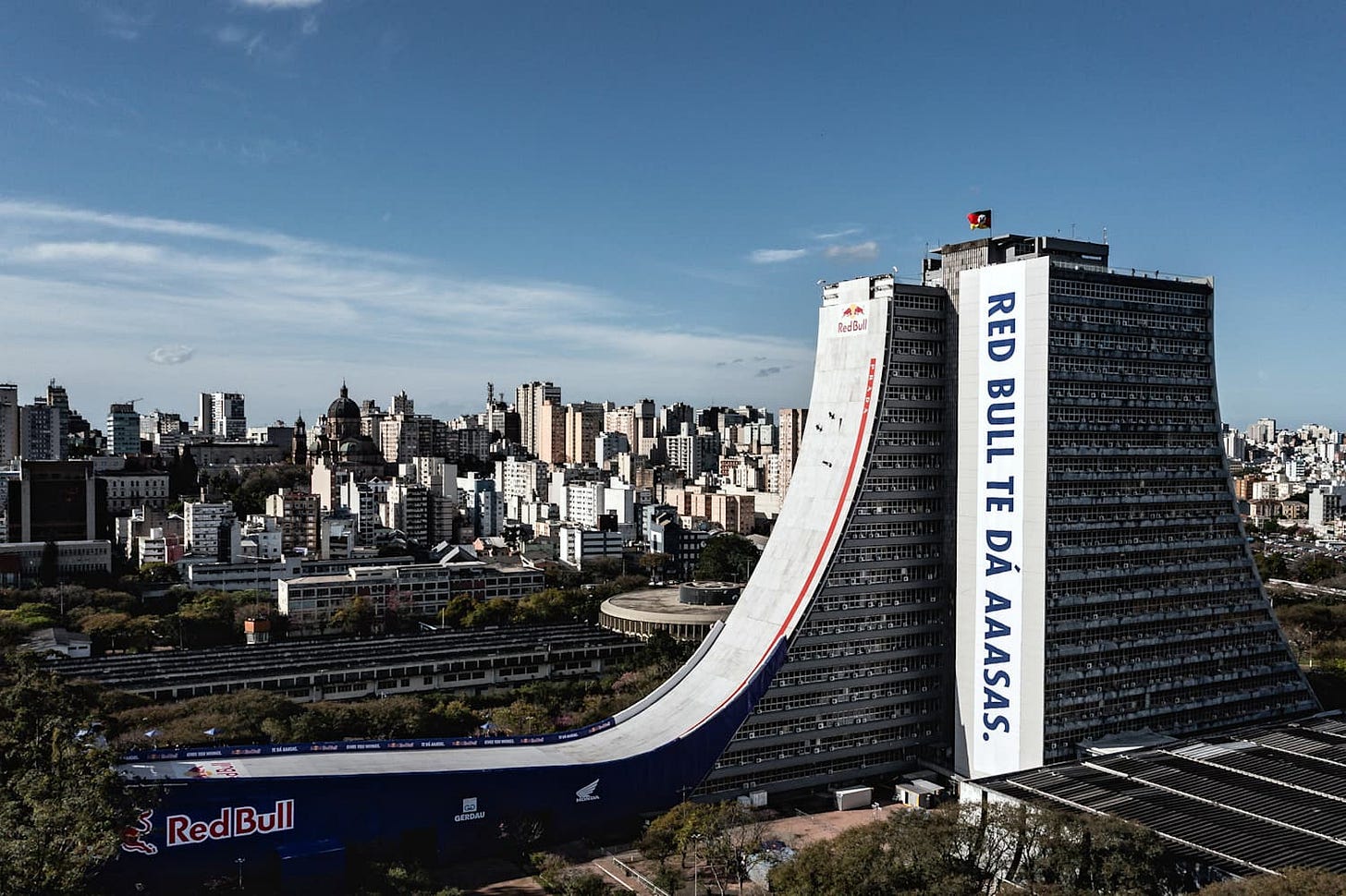 Red Bull Building Drop