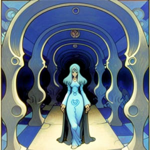 Malta Blue Lady Ghost Malta Blue Lady Ghost