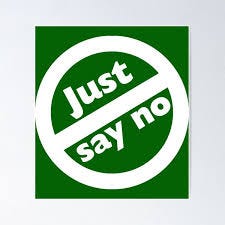 Just Say no ban symbol
