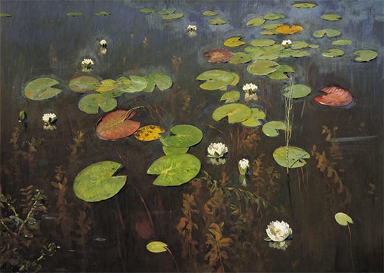Water Lilies (Nenuphar), 1895, Isaac Levitan