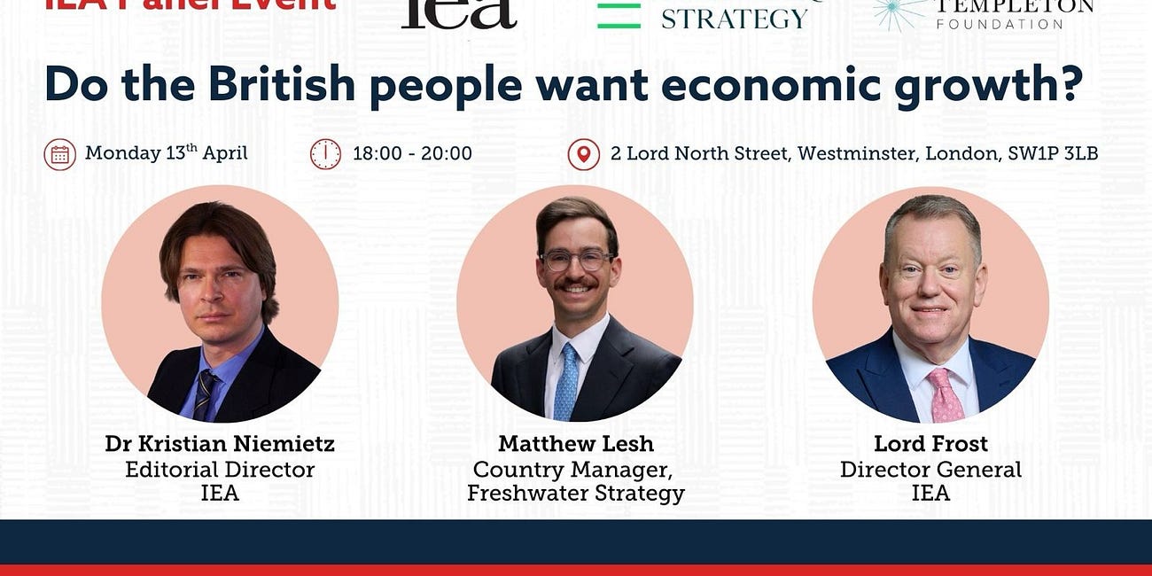 INVITATION: Do Brits really want economic growth?