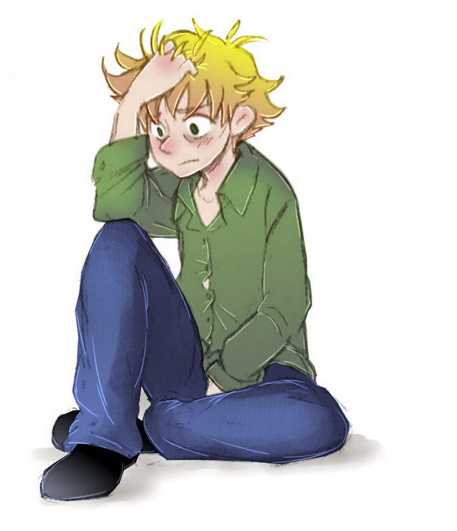 Fanart of Southpark's Tweek Tweak. Artist: Mad Tuna | https://x.com/Atun_de_Marzo