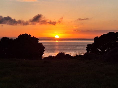Sunrise over three different days