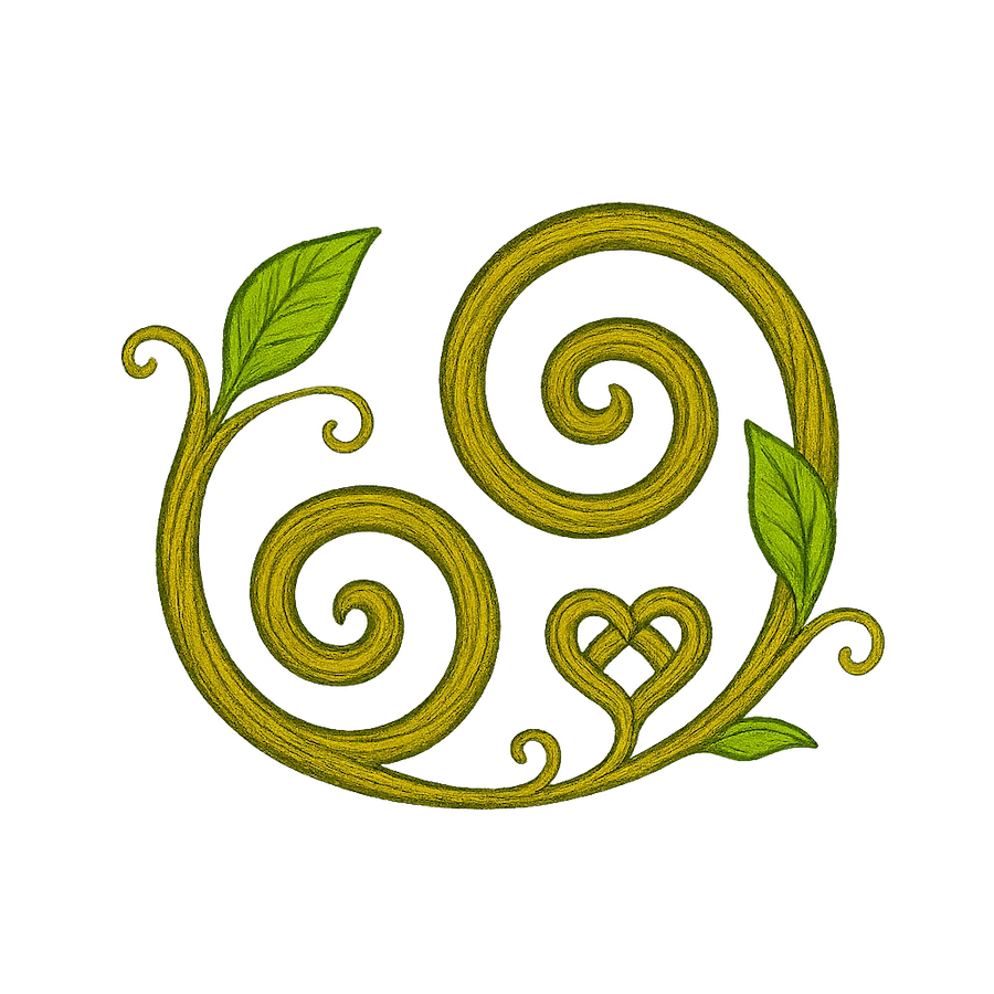 Celtic double spiral illustration Celtic double spiral illustration