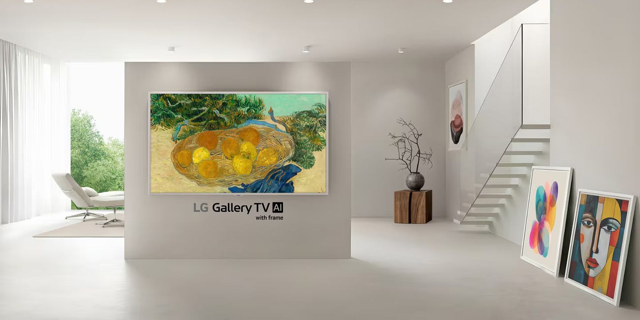 LG is taking a shot at Samsung with the Gallery TV at CES 2026