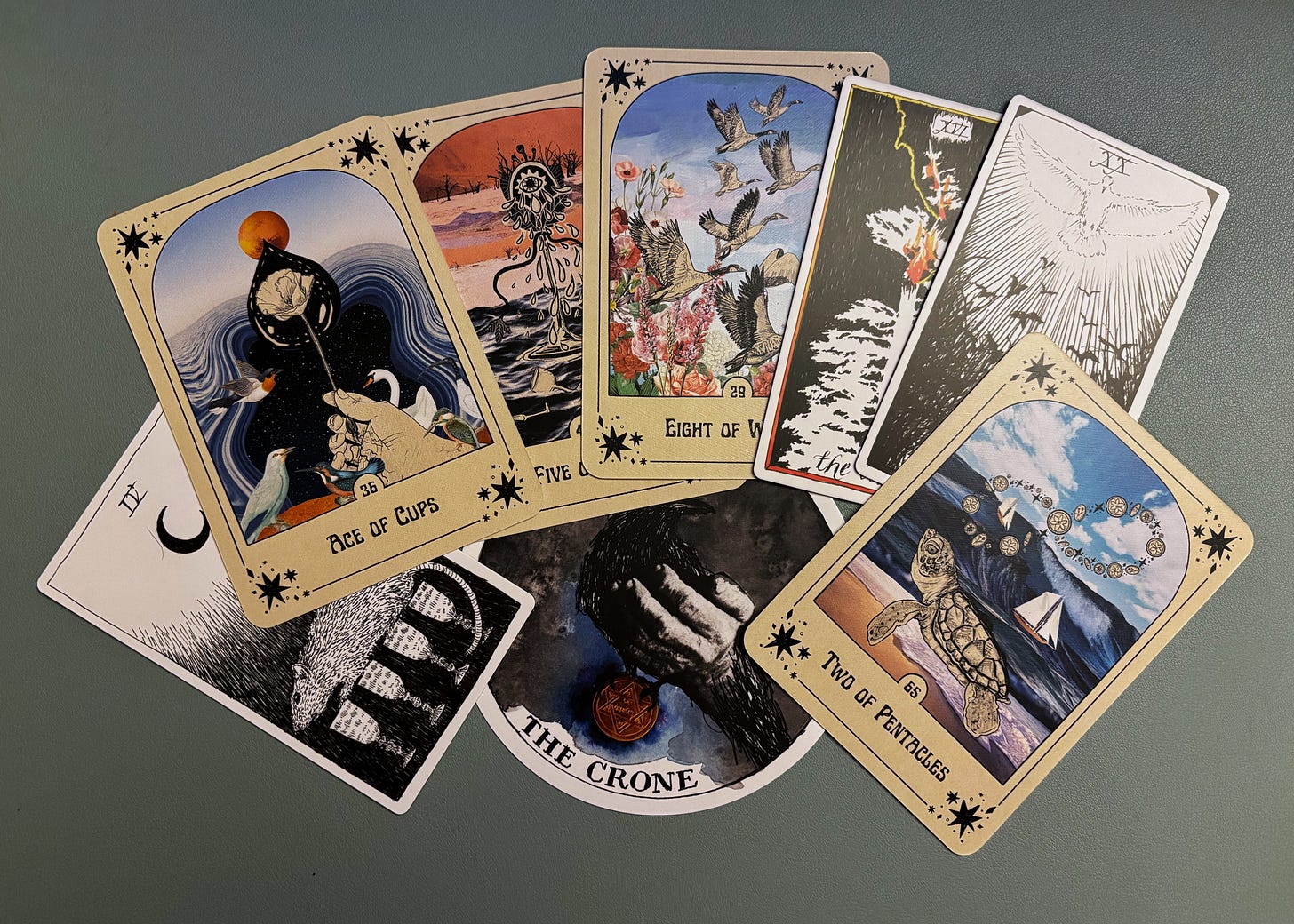 Tarot cards in the fictional story of Az in Millcreek Village