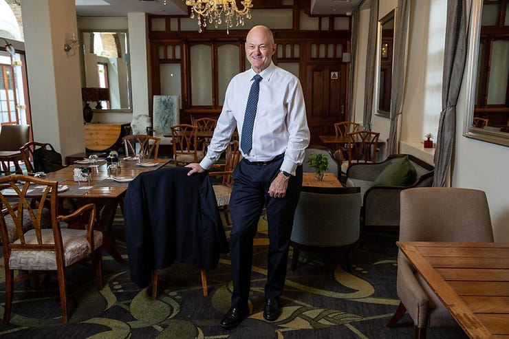 Sanlam Ltd. CEO Paul Hanratty in Capetown, on Jan. 12