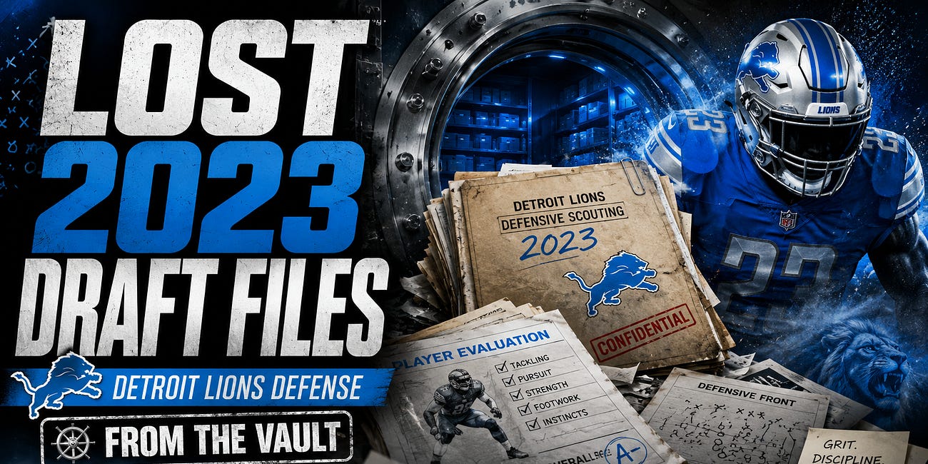 The Draft Vault: The Lost Files From The 2023 Detroit Lions Draft | Defense