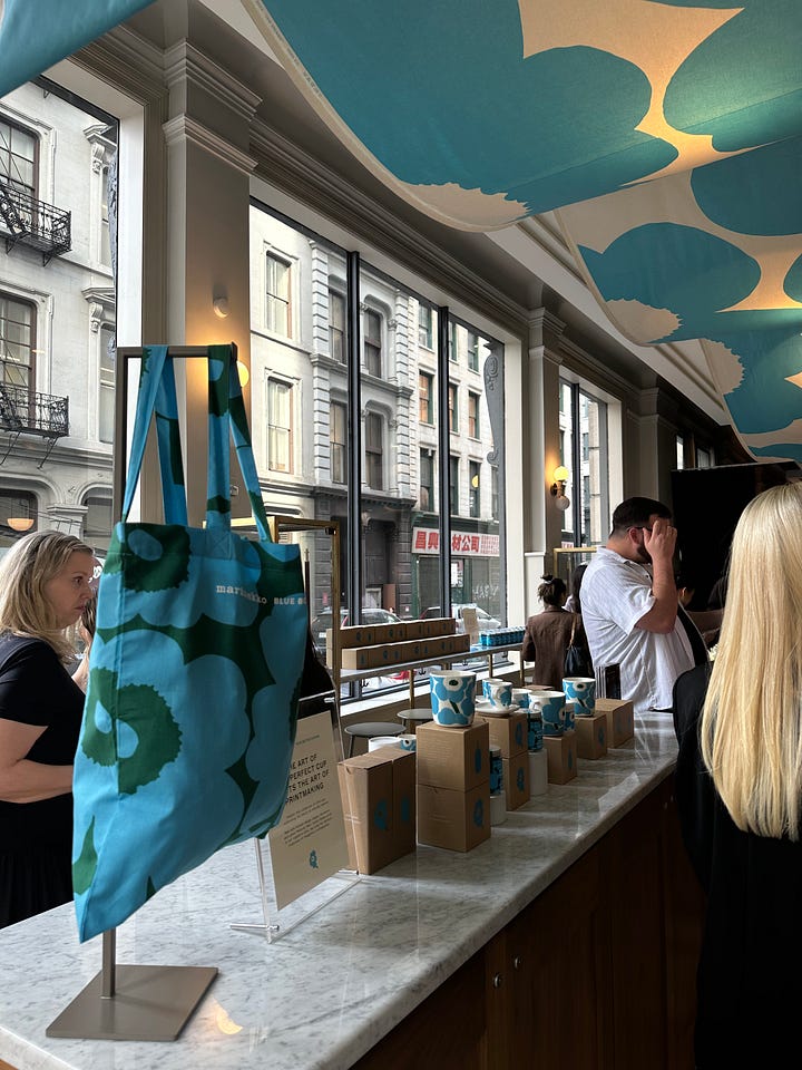 Marimekko x Blue Bottle event