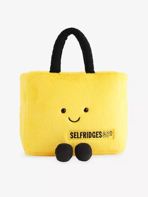  Amuseables Selfridges Bagイギリス限定 Jellycat Amuseables x Selfridges bag - Unorthodox Blend
