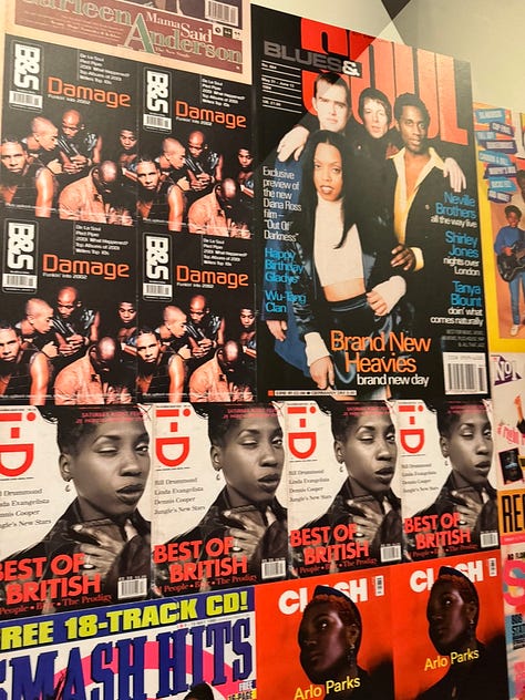 images from The Music is Black exhibition, including Sade, Stormzy, Mel and Kim