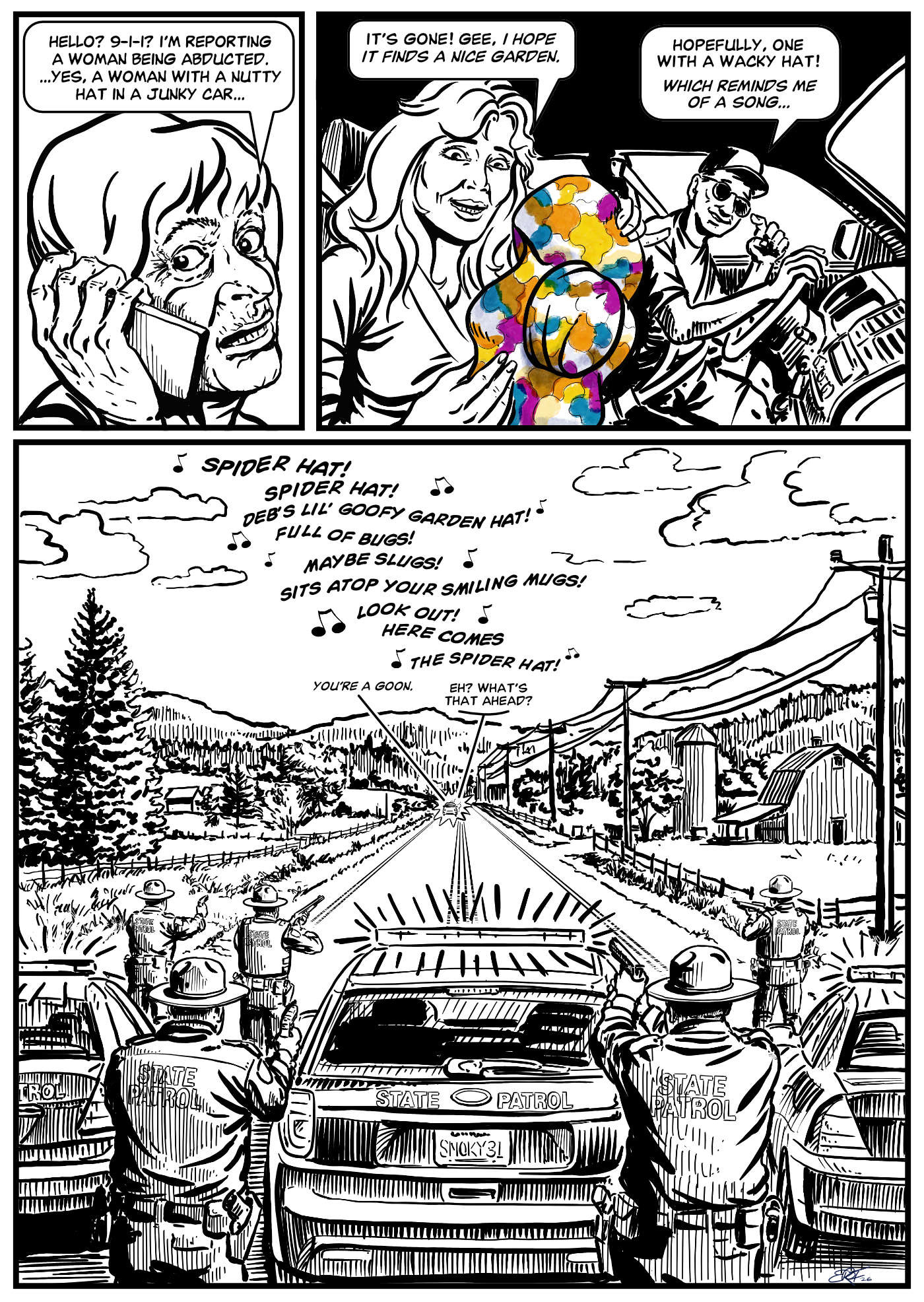 page 4 of The Attractive Hat, Comic by E.R. Flynn page 4 of The Attractive Hat, Comic by E.R. Flynn
