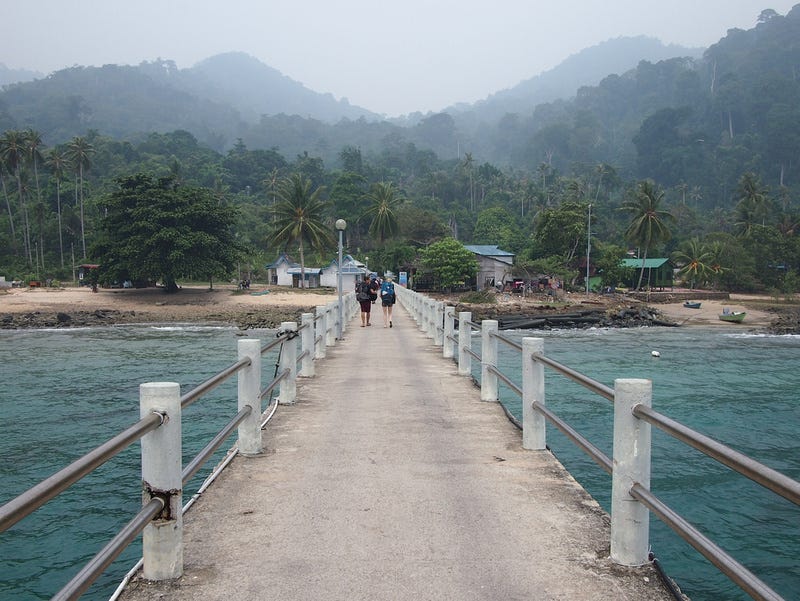 Haze at Tioman Island