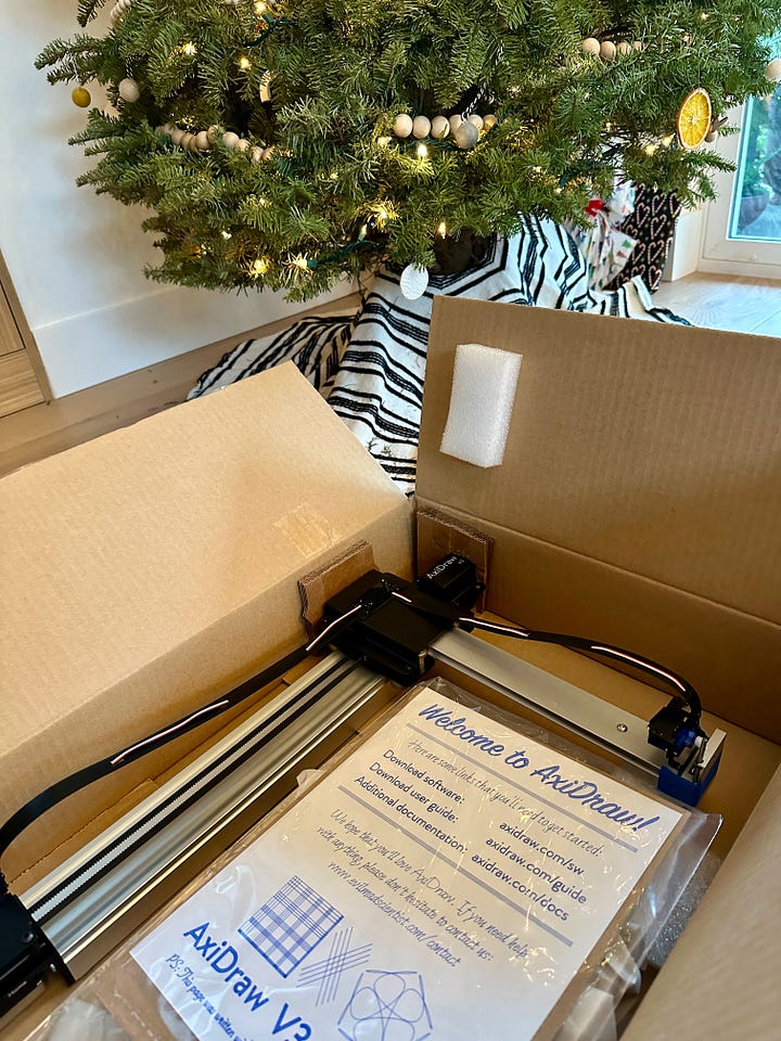 axidraw a3 has officially joined the studio.