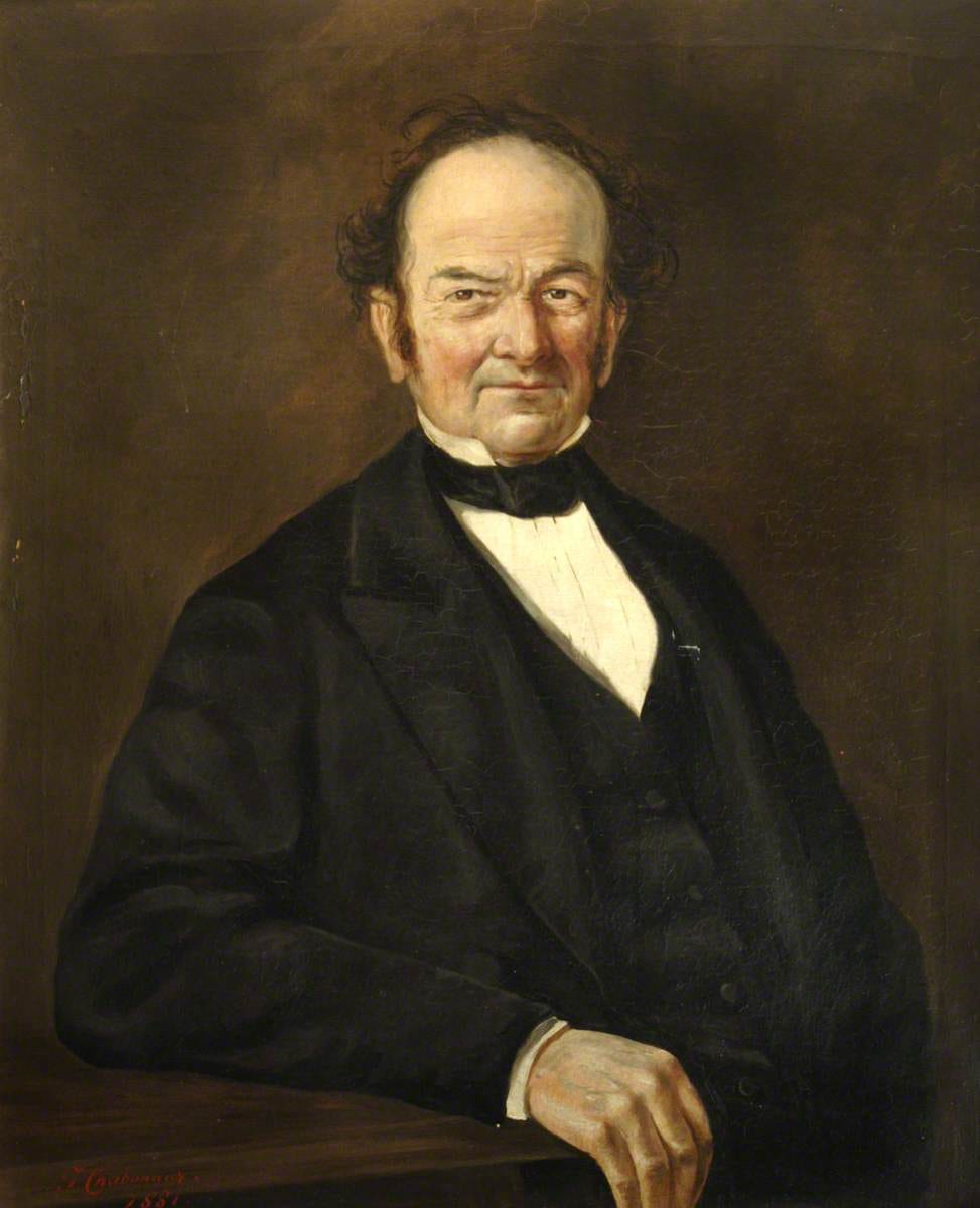 Painted portrait of Alexander Dabell