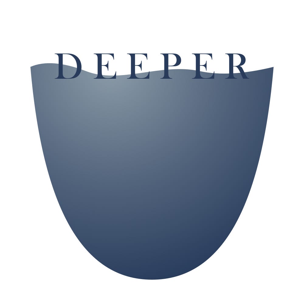 Substack profile picture for @deeper