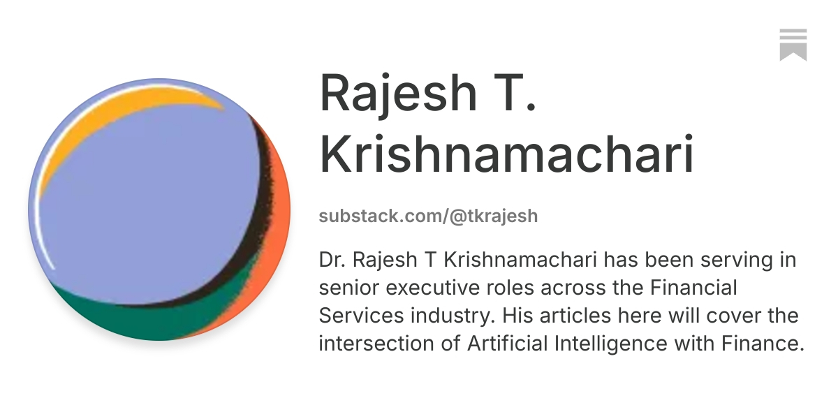 Rajesh T. Krishnamachari | Substack