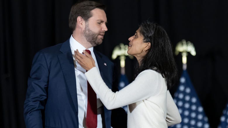 Awkward JD & Usha Vance Photos That Have Troubled Marriage Written All Over  Them