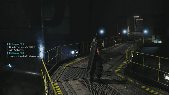 Shinra is searching for an Ex-SOLDIER with a buster sword who is working with Avalanche.