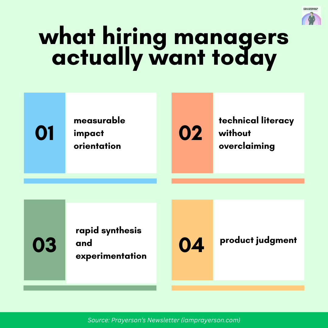 what hiring managers want today