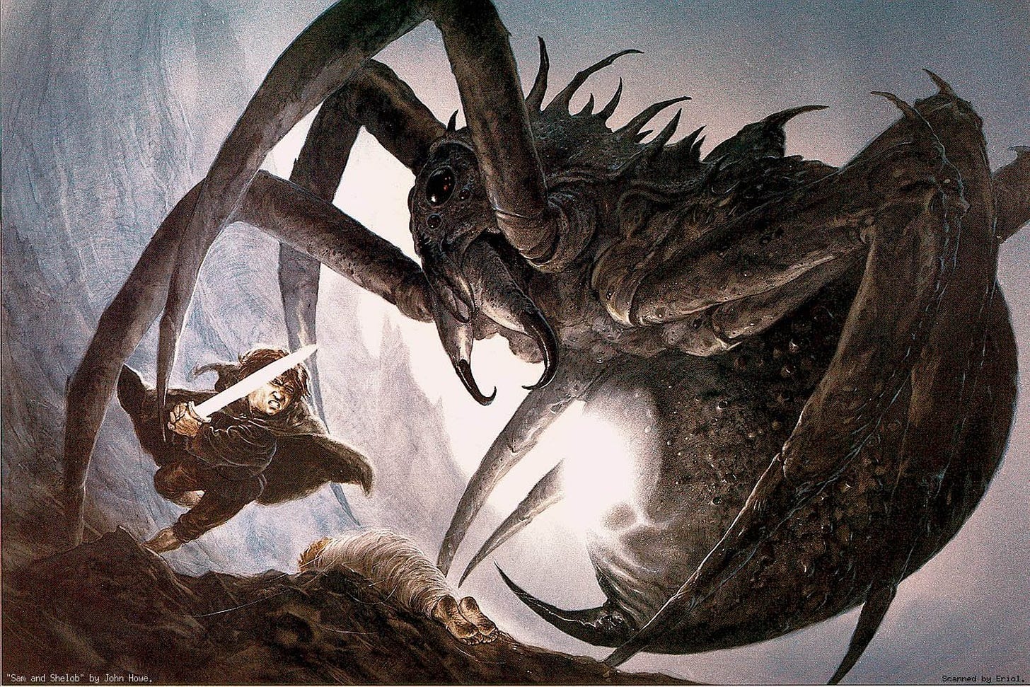 Sam and Shelob : r/lotr