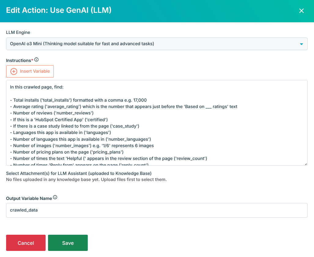 Extracting structured content from the page