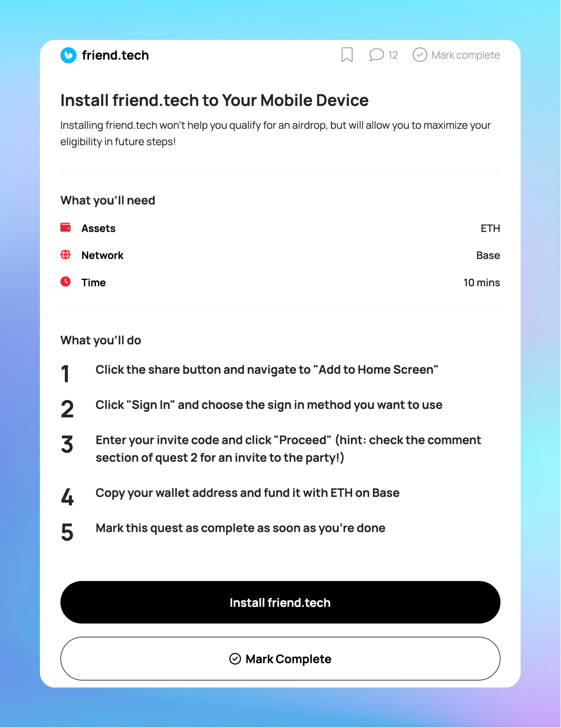 El Airdrop Opp de Friend Tech - by Fabián Cripto