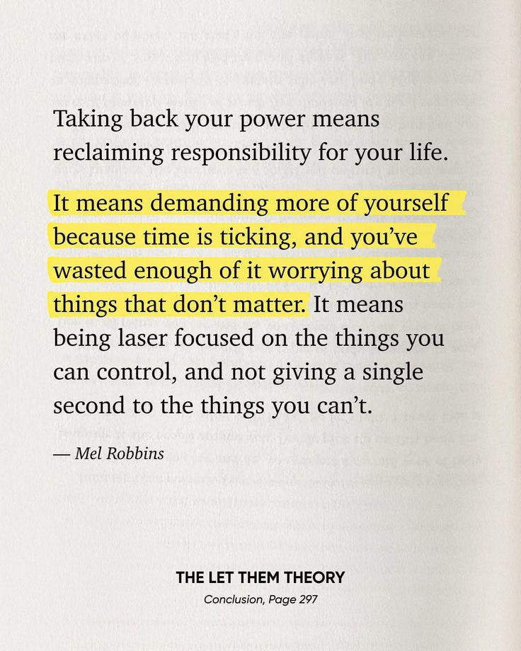 Mel Robbins' The Let Them Theory Quotes — How to Take Back ... Mel Robbins' The Let Them Theory Quotes — How to Take Back ...