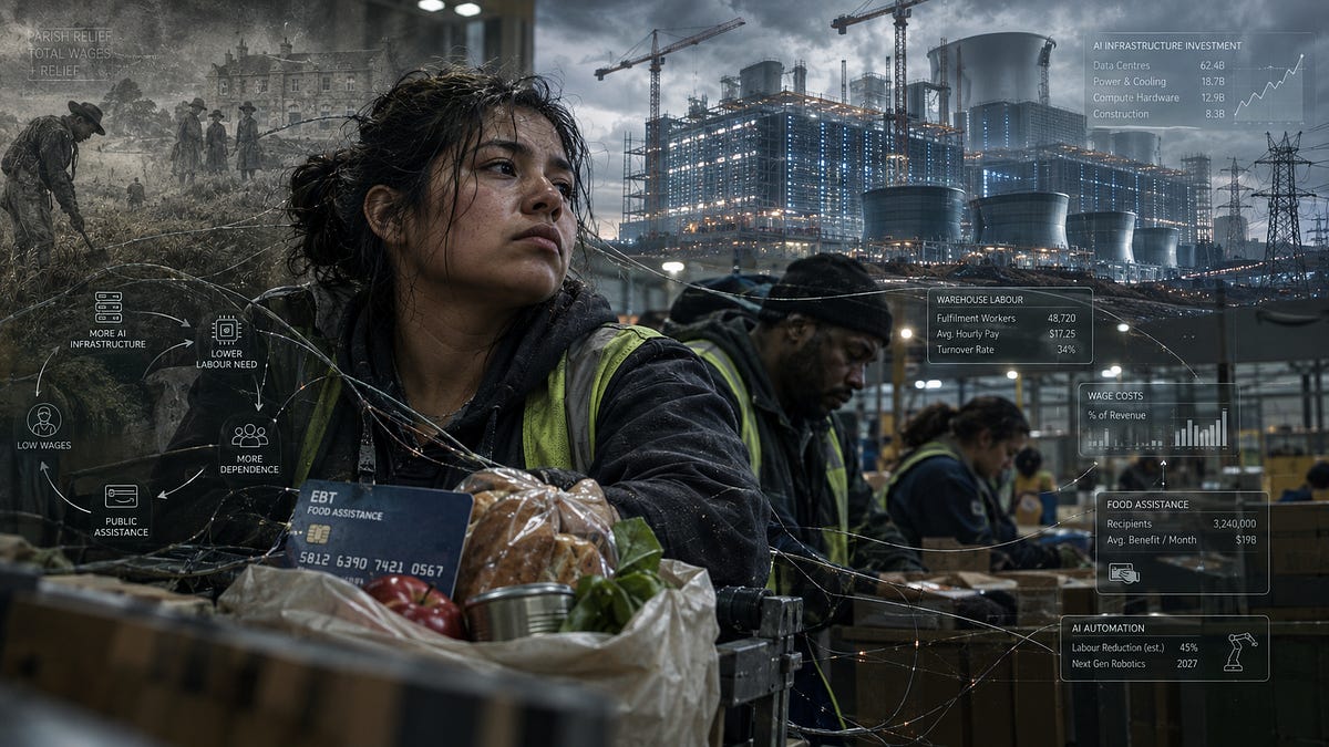 AI Is Built to Save Humanity. Humanity Is on Food Stamps.