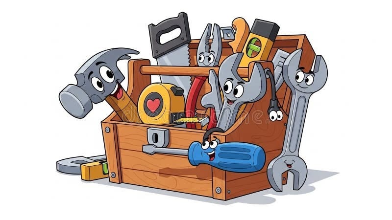 Cartoon Toolbox Overflowing with Happy Animated Tools for Repair Stock Illustration - Illustration of whimsical, animation: 428368619 Cartoon Toolbox Overflowing with Happy Animated Tools for Repair Stock Illustration - Illustration of whimsical, animation: 428368619