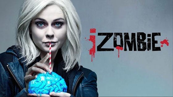 The cover art for iZombie The cover art for iZombie