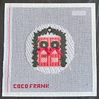 Stitch Guide: Pink Doors Round by Coco Frank