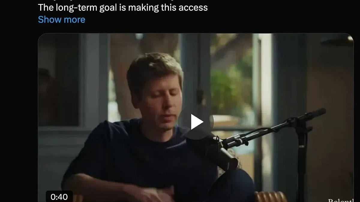 Sam Altman Declares We've Entered the Singularity
