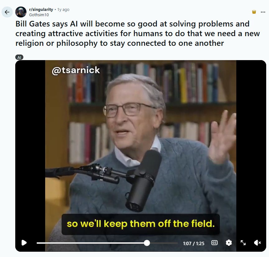 Bill Gates Says A ‘New Religion Or A New Philosophy’ Will Be Needed To ...