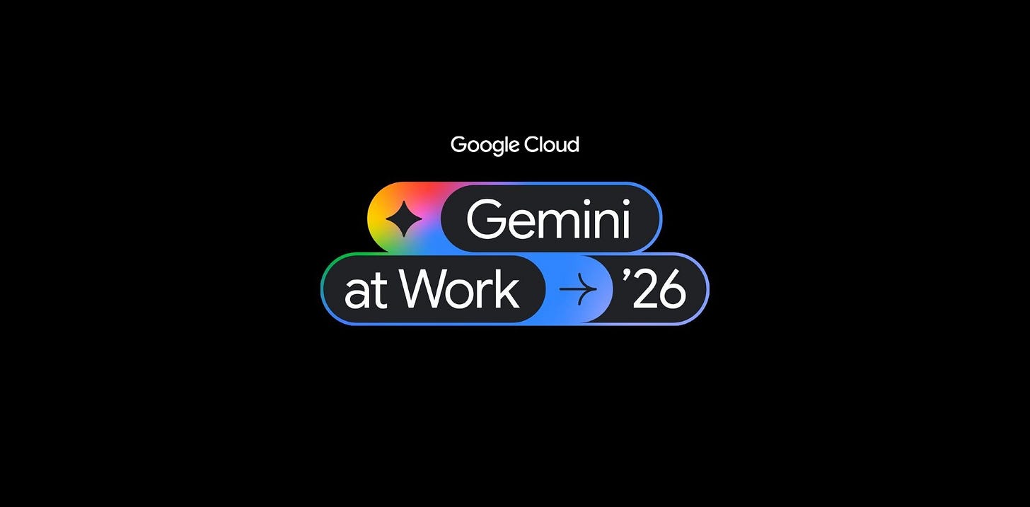 Google Cloud Gemini at Work 2026 event graphic