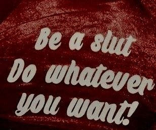 This may contain: a red shirt with the words be a suit do whatever you want written on it