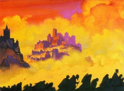 Nicolas Roerich — Armageddon (vers 1935–1936)