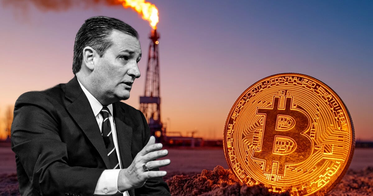 Senator Ted Cruz introduces FLARE Act to repurpose flared gas for Bitcoin  mining