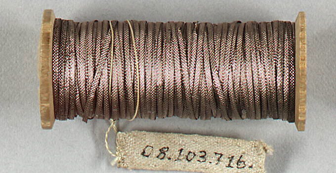 Tinsel and metal thread, Metal thread, French