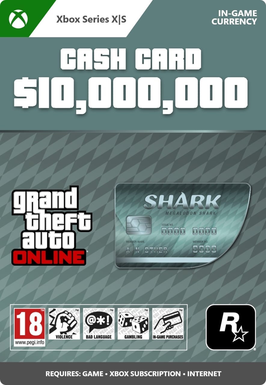 Megalodon Shark Cash Card | Xbox | Gamecardsdirect.com Megalodon Shark Cash Card | Xbox | Gamecardsdirect.com