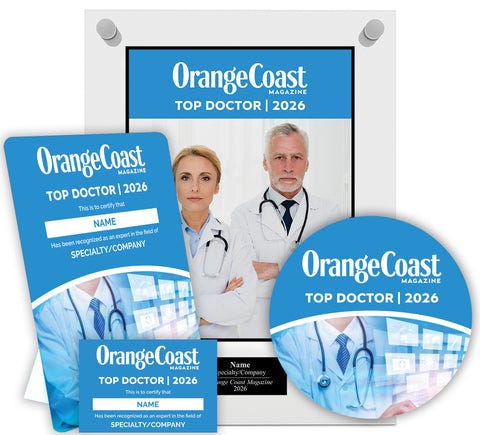 2026 Orange Coast Top Doctors Acrylic Plaque Bundle - Custom Image 2026 Orange Coast Top Doctors Acrylic Plaque Bundle - Custom Image