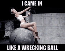 Wrecking Ball GIFs | Tenor