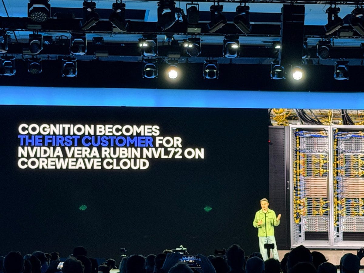 Cognition becomes the first customer for NVIDIA Vera Rubin NVL72 on CoreWeave Cloud Cognition becomes the first customer for NVIDIA Vera Rubin NVL72 on CoreWeave Cloud
