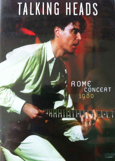 Talking Heads – Rome Concert 1980 – CD (Album, Unofficial Release), 2009  [r3762045] | Discogs