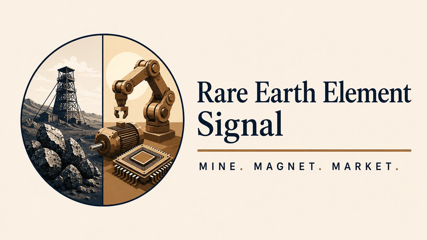 Critical Minerals and REE Signal banner Critical Minerals and REE Signal banner